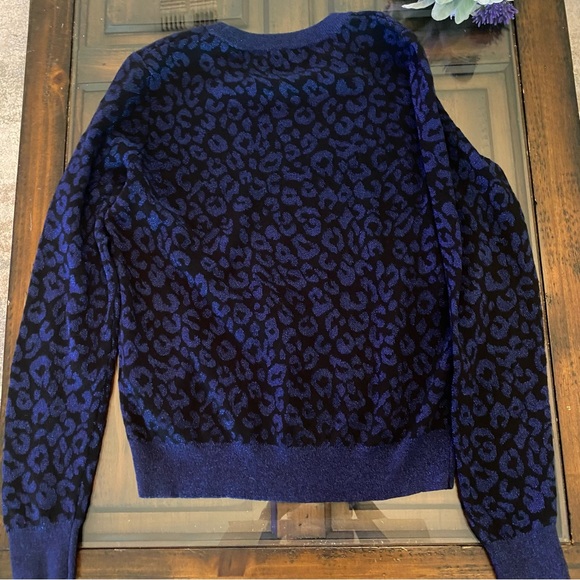 Banana Republic Metallic Leopard Sweater - Picture 7 of 9